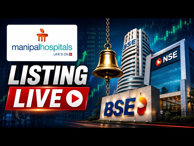 Manipal Health Share Price LIVE | IPO Listing Ceremony | Opening Price | LIVE Updates