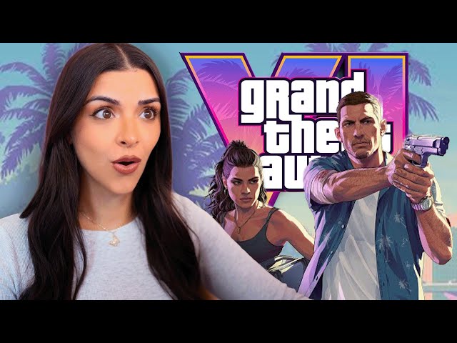 Girl Gamer Reacts To GTA VI Trailer 2! | Krissy Plays