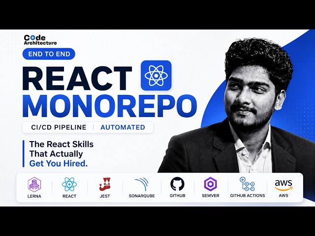I Built React the Way Big Companies Do | Monorepo, SonarQube, Testing, CI/CD, AWS (End-to-End Guide)