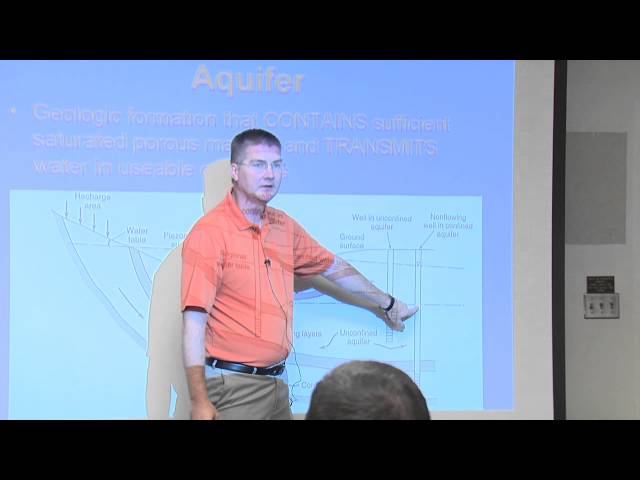 Basics of Groundwater Hydrology by Dr. Garey Fox