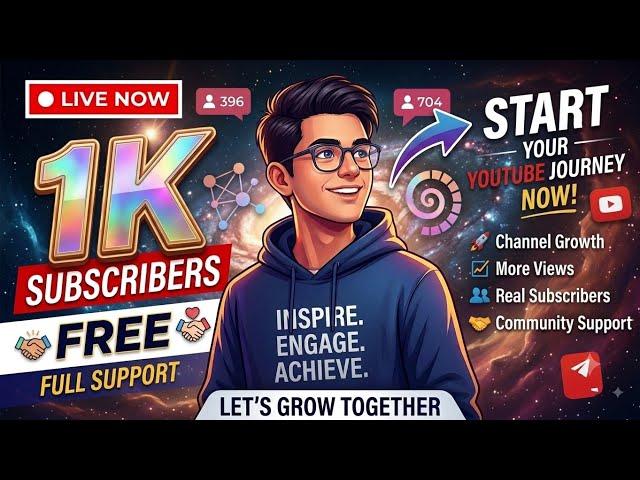 live Channel Promotion | Grow Your Youtube Channel Fast' Support Each Other
