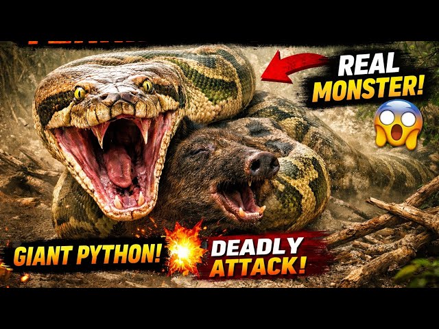 This Giant Python Can Crush Anything 😱 | World’s Most Powerful Snake #python