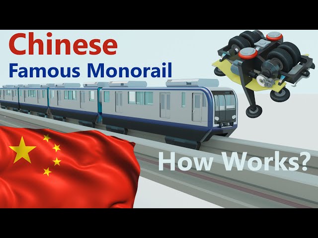 Modern monorail working function | Let's Grow Up |#monorail #train