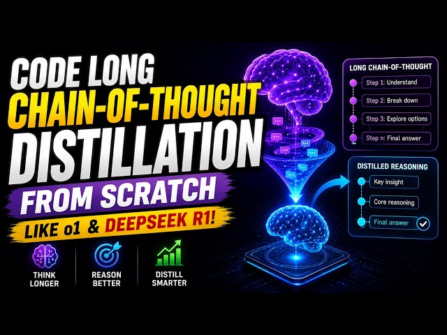 Code Long Chain-of-Thought Distillation From Scratch (Like o1 & DeepSeek R1!) | Codersarts Labs