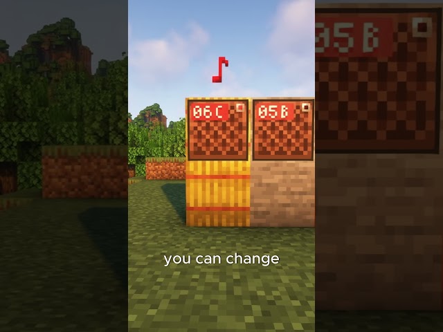 Day 28 of explaining every #minecraft #redstone item | Note Block #music #shaders #shorts #tutorial