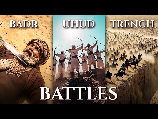The 3 Battles of Islam - Prophet Muhammad Surrounded by Enemies!