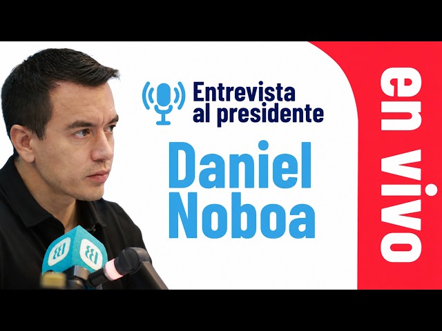 🔴 Daniel Noboa EN VIVO en Radio Centro | Entrevista exclusiva
