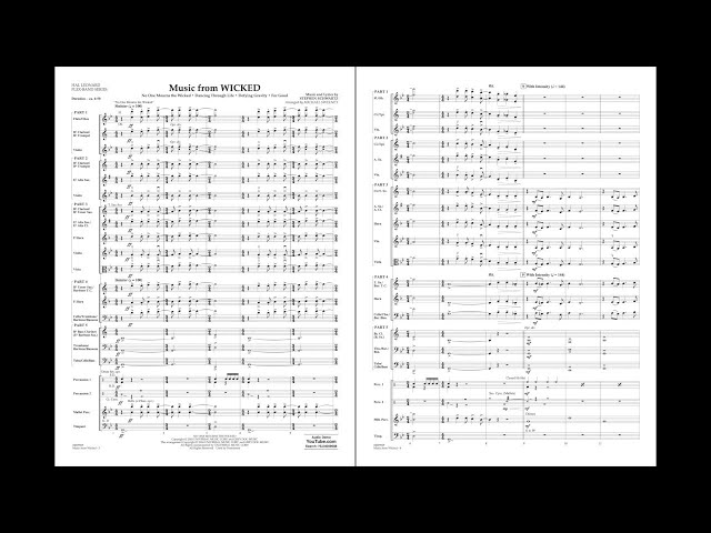 Music from Wicked by Stephen Schwartz | Arr. Michael Sweeney
