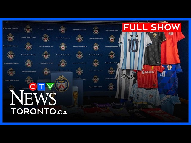 Police seize $3.5M worth of knock-off soccer jerseys | CTV News Toronto at Six for June 1, 2026