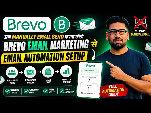 Brevo Email Marketing Automation 🤯 100% Automatic Email Setup