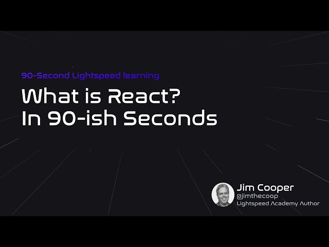 What is ReactJS? In 90-ish seconds | Learn ReactJS  | ReactJS basics
