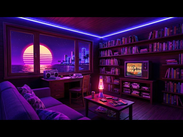 80s Synthwave & Chillwave Music 🎵 Retro Nostalgia Beats to Relax, Chill & Work 🎧 Back to 1986