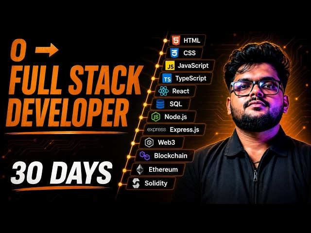 I Became a Full Stack Developer in 30 Days. Here's Every Step I followed.