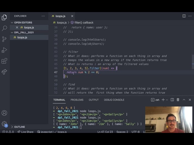 JS Arrays built in loop methods