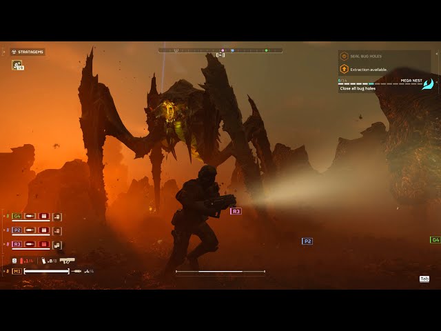 Battle with Terminids - Super Helldive Difficulty - 4K Quality - Helldivers 2