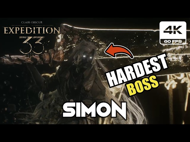 Clair Obscur: Expedition 33 - Simon Boss Fight (4K 60FPS Epic Settings)