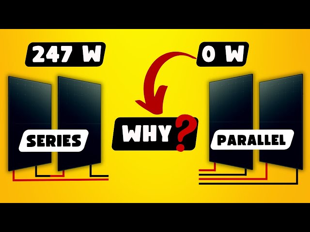 Series vs Parallel ➡️ Avoid These Common Mistakes in Solar Panel Connections