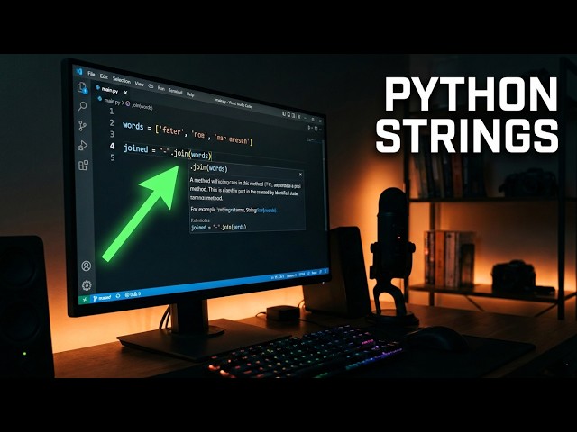 Python Strings  🐍 | Python Fundamentals #2