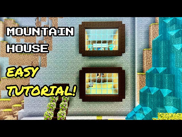 Minecraft Tutorial: How To Build A Mountain House!