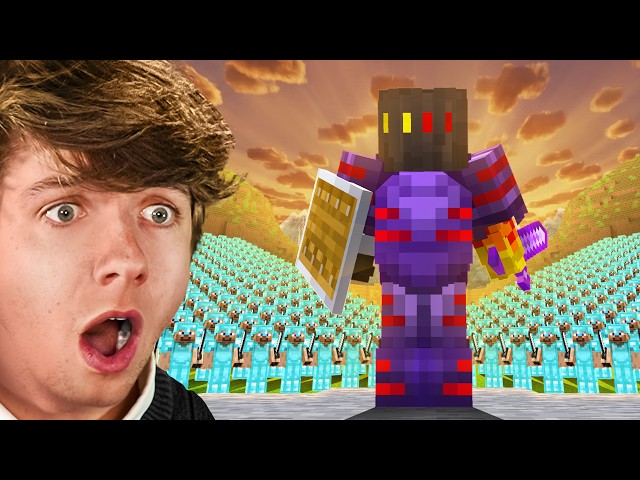 1000 Hunters vs Minecraft's Deadliest Players