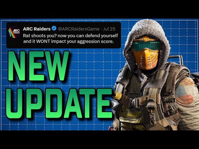 New ARC Raiders Update - You Can Now Defend Yourself Against Rats