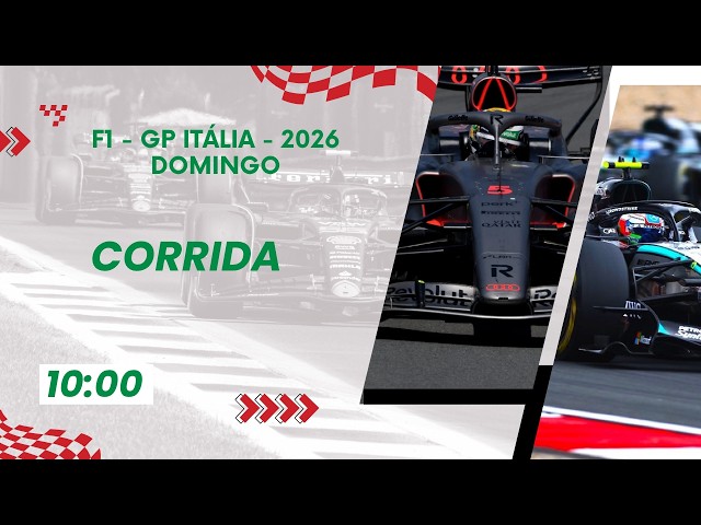 FORMULA 1 AO VIVO | CORRIDA - GP ITÁLIA MONZA 2026 LIVE TIMING RACE