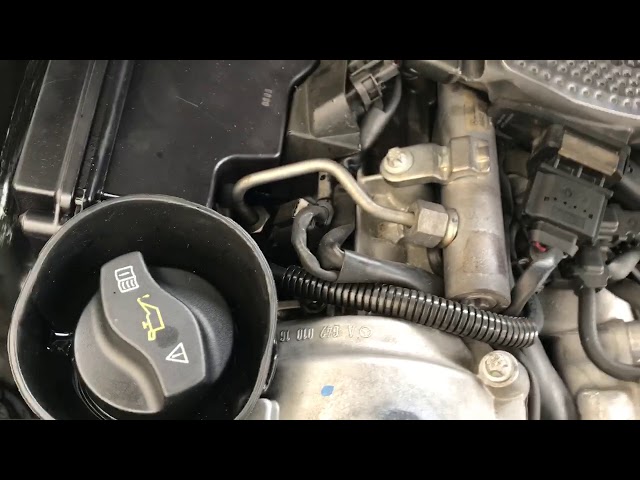 OM642 Blow By Oil Cap Test.