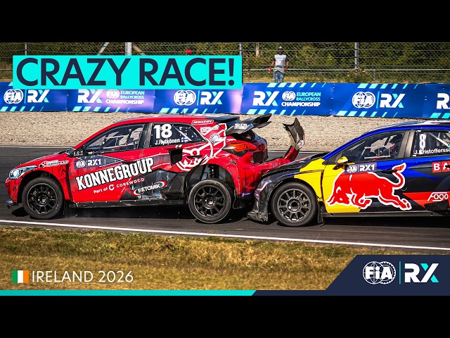 Crazy Q2 Race | Kristoffersson Black Flagged | PartsForCars Euro RX of Ireland 2026