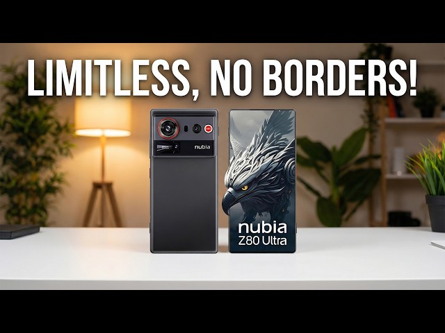 The Flagship Android with 0 Borders, Ultra Fast & Amazing Camera! (nubia Z80 Ultra)