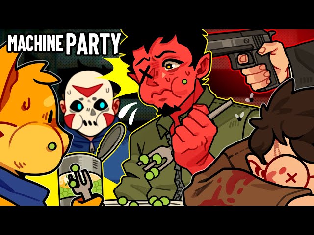 THE MOST BRUTAL PARTY GAME EVER!!! | Machine Party (w/ H2O Delirious, Kyle, Squirrel)