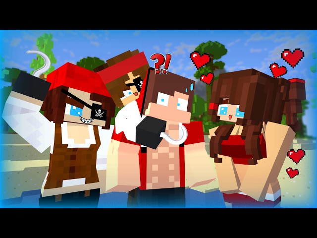 MAIZEN: JJ’s Kidnapped by Pirate Girls on the Island- Minecraft Animation JJ & JJ Sister & Mikey