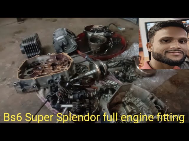 ibs super splendor full engine fitting Awesh Technical