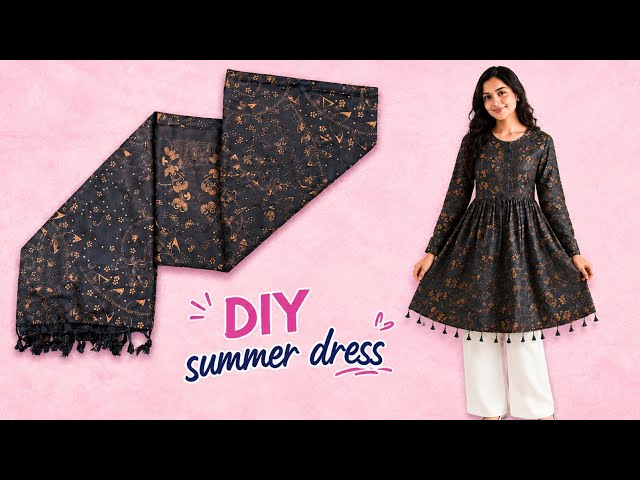 The Easiest & Most Comfortable Summer Dress to Sew!✨ Perfect for beginners 💖#fashion 