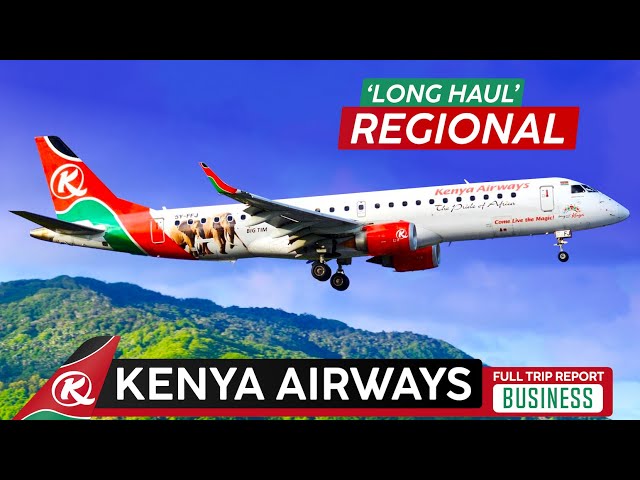 Open Ocean Regional on KENYA AIRWAYS ✦ E190 Business Class Trip Report ✦ Mauritius to Nairobi @tfft