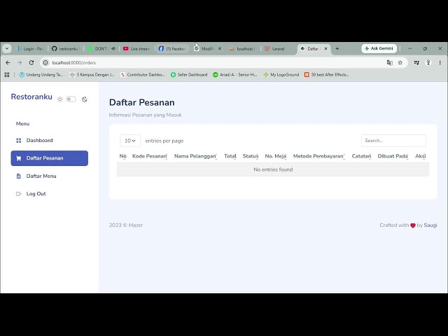 Review & Modifikasi Project Laravel 12 Menggunakan GitHub Copilot | Live Coding AI