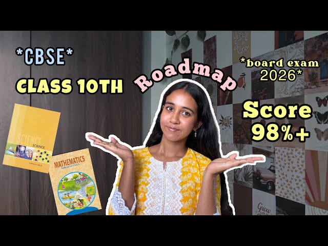 How I scored 99%?🥇CBSE Class 10th *roadmap* for Board exam 2026 #studytips #boardexam2026 #class10
