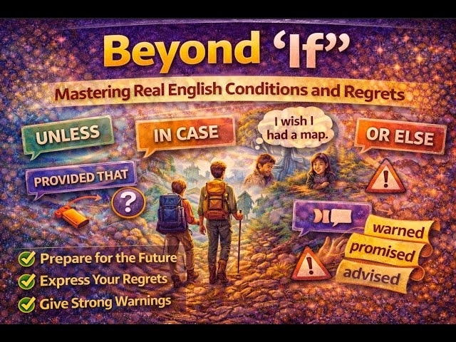 Beyond "If": Mastering Real English Conditions and Regrets.