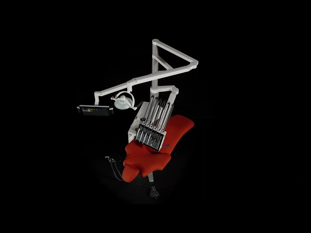 The digital XO FLOW dental unit with workflow guidance and dental apps