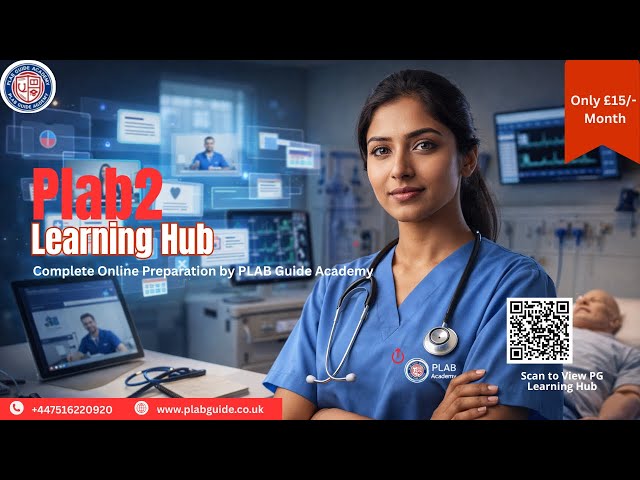 📚 PLAB 2 Learning Hub – Complete Online Preparation by PLAB Guide Academy