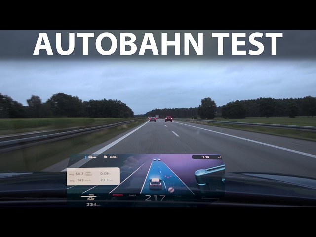 2026 Audi Q6 e-tron Quattro range test at at 200 km/h