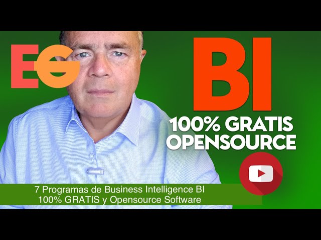 7 Programas de Business Intelligence BI 100% GRATIS y Opensource Software.