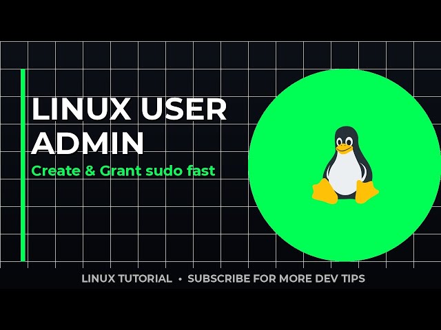 Linux User & Group Administration: Create, Modify, and Grant sudo in Minutes