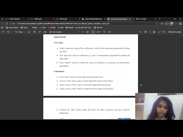 Bode plot using virtual lab.; experiment 10.
