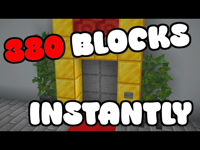 FASTEST Redstone Elevator (Minecraft 26.2)