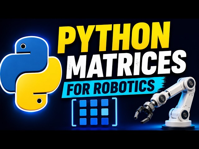 Matrix Operations & Determinant Calculation in Python | Robotics