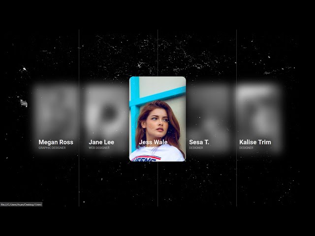 Responsive Our Team Section - HTML and CSS