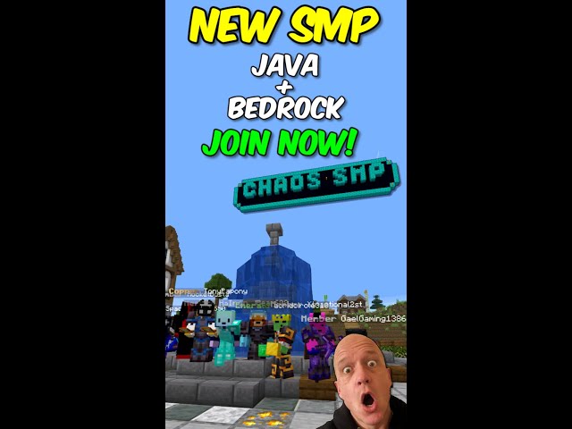 NEW Minecraft SMP (Java + Bedrock) – FREE for Subscribers! JOIN NOW (No Whitelist)