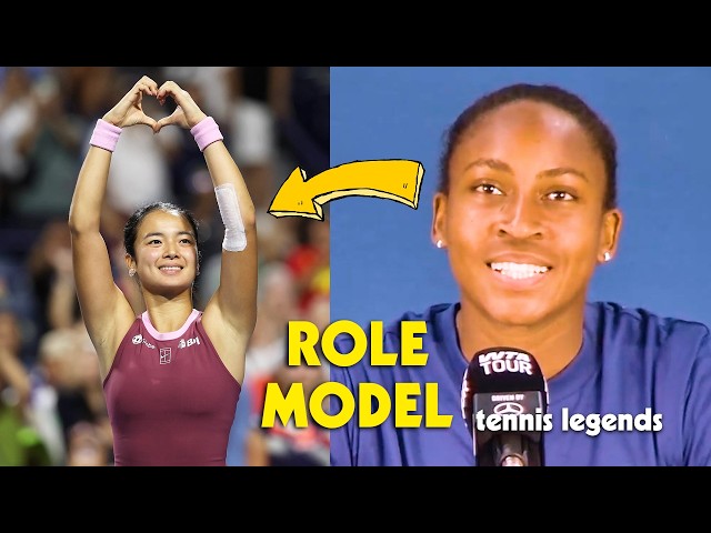Coco Gauff REACTS to Alex Eala vs Bencic "Alex Eala is a great ROLE MODEL"