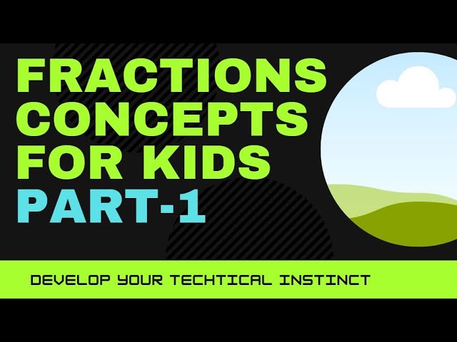 CONCEPT OF FRACTIONS FOR KIDS |  MATHS FOR KIDS URDU HINDI | Grade 6 maths