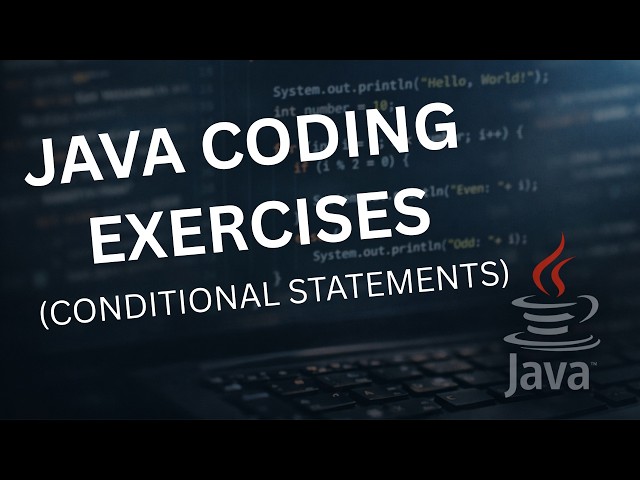 Java Coding Exercise (Conditional Statements) | Calculator, Finding greater number | Java Tutorial